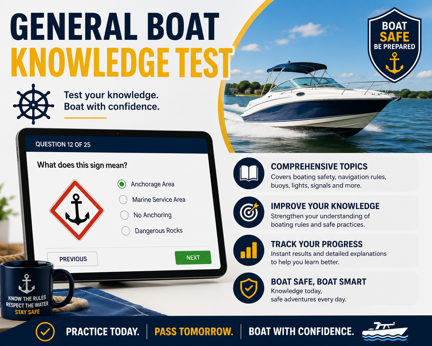 General Boat Knowledge Test
